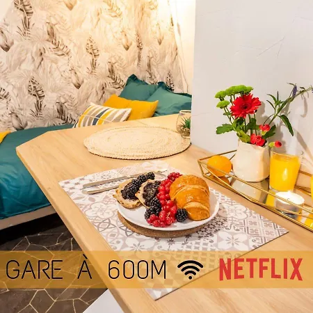 Apartment Studio -cute And Cozy- Face Parking Et Proche Gare -- Hypercentre *